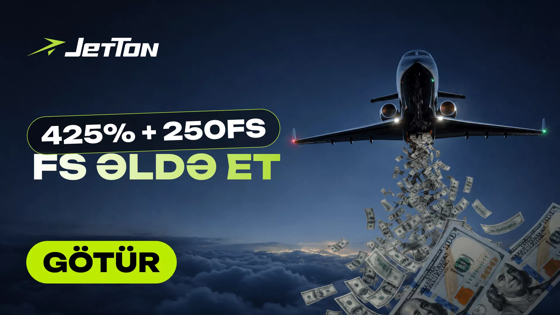Jetton Casino Azərbaycan — 425% Bonus + 250 FS | Rəsmi İcmal
